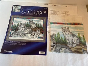 Leisure Arts #5814 Wolf Family Contado Punto de Cruz Kit Abierto - Imagen 1 de 7