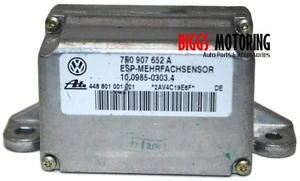 2004-2006 Porsche Cayenne Stability Yaw Rate Sensor 7R0 907 652 A - Picture 1 of 3