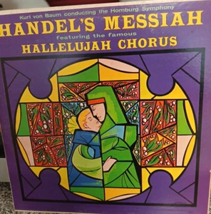 Handels MESSIAH Kurt Von Baum Conductor-The Homburg Symp-Premier Albums XM/S1 - Picture 1 of 13