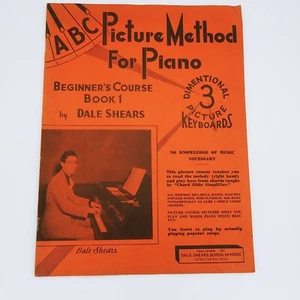 ABC Picture Method per Pianoforte Principianti Libro di Corso 1 Dale Cesoie Spartiti Musicali - Foto 1 di 7