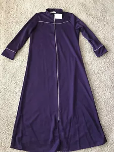 Muslim Basic Abaya Ramadan Eid Women Casual Dress Long Sleeve Outfit Size 46/L - Picture 1 of 4