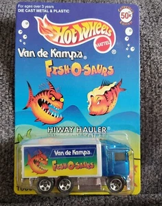 New Hot Wheels 1996 Hiway Hauler Fish-O-Saurs Van de Kamps Mail In PROMOTION - Picture 1 of 2