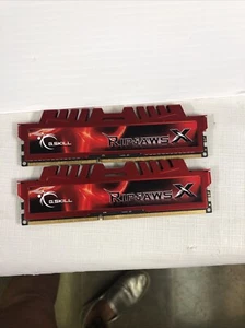 G.Skill RipJaws X 8GB 4GB x 2 DDR3 1600MHz F3-12800CL9D-8GBXL Gaming RAM - Picture 1 of 2