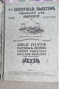 The Sheffield Smelting Co. U.K. Memorabilia, Advertising Blotters, 1931, 1933 - Picture 1 of 7