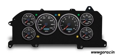 Nuevo juego de calibre negro Performance II de colección EE. UU., para Ford Mustang 87-93, GT, LX, 5,0 Foto 1 de 3