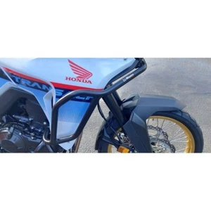 RD MOTORCYCLE ENGINE GUARD BLACK UPPER BARS HONDA TRANSALP 750 2023-2024 - Picture 1 of 1