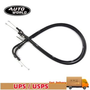 Cables de acelerador negros conexión de cable para Suzuki GSXR600 GSXR750 2006 - 2010 2007 - Imagen 1 de 3