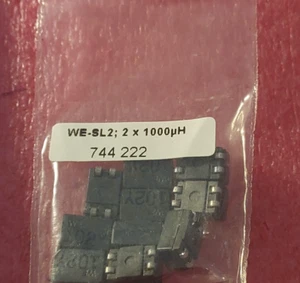 1pcs 744223 SMT Common Mode Line Filter 2 x 500uH 800mA WE-SL2 Wurth - Imagen 1 de 1