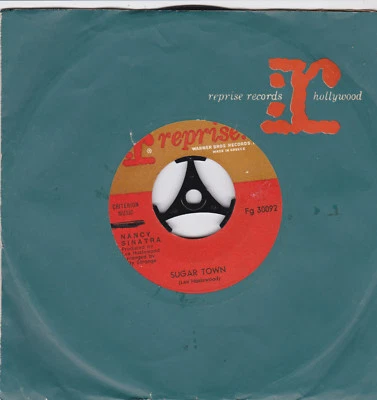 NANCY SINATRA- SUGAR TOWN / IN OUR TIME - GREEK  45'' - Image 1 of 2
