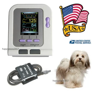 Monitor digital de presión arterial EE. UU. FDA CONTEC08A-VET, medidor veterinario nuevo en caja + puño - Imagen 1 de 7