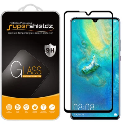 2X Supershieldz Full Cover Tempered Glass Screen Protector for Huawei Mate 20 X - Image 1 of 4