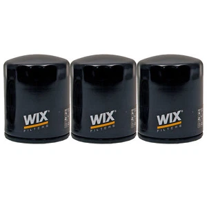 Wix Set of 3 Engine Motor Oil Filters For Infiniti Mercury Nissan Subaru GAS - Picture 1 of 1