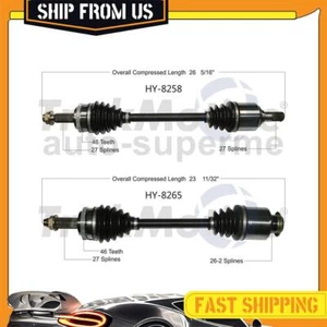 For Kia Forte5 2014-2016 FWD 2x CV Axle Half Shaft Joints Front - Picture 1 of 4
