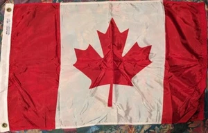 NYL-GLO CANADA Nylon Bunting 2ft x 3ft Flag Made in USA Annin & Co. - Picture 1 of 5