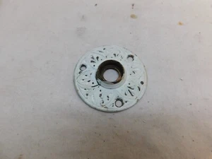 1800's Antique DOOR Plate VICTORIAN Style Round Original Solid Brass ORNATE - Picture 1 of 5