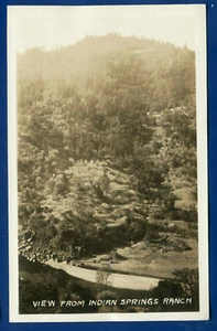 View from Indian Springs Ranch Colorado? real photo postcard RPPC - Picture 1 of 2