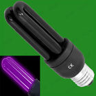 6x 20W UV Ultraviolet Blacklight Low Energy CFL Light Bulbs ES E27 Screw Lamps