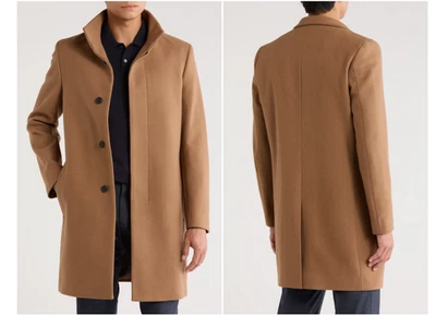 Theory Men's Belvin Wool-Blend Coat  Size:L $755 NWT - Image 1 of 4
