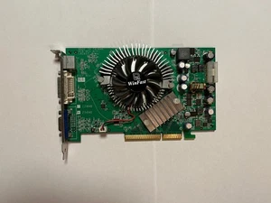nVidia GeForce 7600 GT AGP 256 MB GDDR3 Leadtek WinFast A7600 GT TDH Video Card - Afbeelding 1 van 7