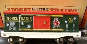 MTH / LIONEL O GAUGE TINPLATE 2814 CHRISTMAS BOX CAR 11-70047! - Bild 1 von 2