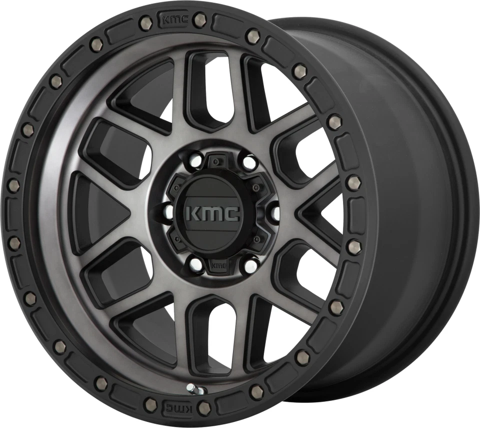 Rueda 17" KMC KM544 Mesa 17x8,5 6x135 0 mm negro satinado gris tinte para Ford Lincoln Foto 1 de 4