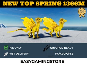 🔥ARK Survival Ascended PvE | PC/XBOX/PS5 | Top Stats Drakeling Spring 1366m - Picture 1 of 8