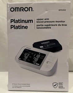 OMRON Platinum BP Monitor Oberarm Bluetooth Manschette 200 Messwerte, BO5450 - Bild 1 von 6