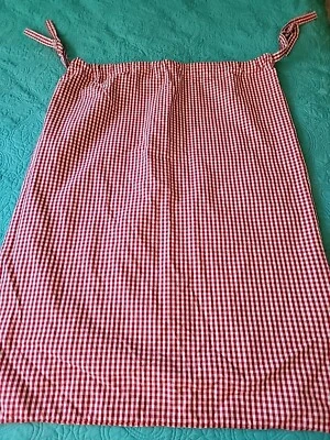 Bolsa de lavandería Potterybarn Gingham bolsa de cincha 30x39 grande EXCELENTE  Foto 1 de 4