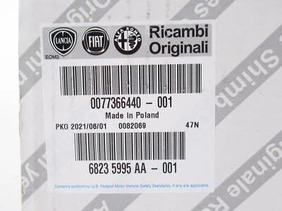 Genuine OEM Fiat 68235995AA Driver Left Taillight Lamp Trim Ring 2014-2020 500L - Image 1 of 4