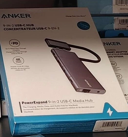 🔥🔥 PowerExpand 9-in-2 USB C Hub Anker USB C Hub for MacBook - Image 1 of 1