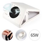 65W Nail Dust Collector Adjustable Speed Nail Art Machine Nail Vacuum Cleaner
