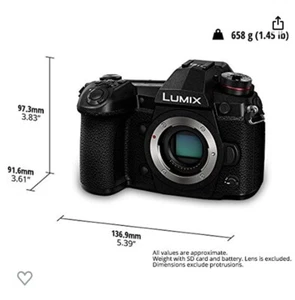 Panasonic LUMIX G9 20.3MP Mirrorless Camera (Lumix G Vario 12-60mm F3.5-5.6... - Picture 1 of 6
