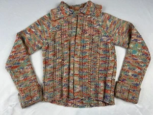 Christie Brooks Girls Multi Color long sleeve Zip Up Sweater XL 18 - Picture 1 of 3