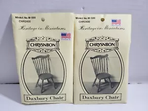 Nos Vintage Chrysnbon Heritage in Minatures Duxbury Stuhl M-500 - BRANDNEU! - Bild 1 von 2