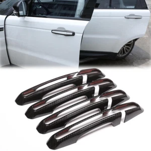 8PCS Car Door Handle Frame Cover Trim For Land Rover Range Rover Sport 2014 - 18 - Foto 1 di 12