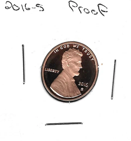 2016-S Lincoln Cent Proof Cover
