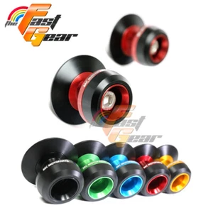 TWALL 8mm CNC Swingarm Spools Sliders For Suzuki GSR750 10-15 10 11 12 13 14 15 - Picture 1 of 13