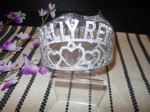 OFFICIALLY RETIRED RHINESTONE TIARA ~ SILVER ~ New - Picture 1 of 5