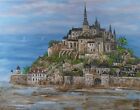 « Mont-Saint-Michel » Vue Pendant La Marée Basse, Style Personnel  30X24