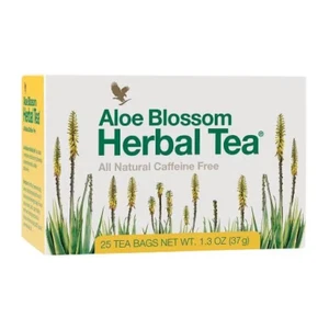 Forever Living Aloe Blossom Herbal Tea 25 Tea Bags per box, Caffeine free - Picture 1 of 1