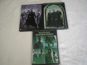 Matrix (1999) - Matrix Revolutions (2003) - Matrix Reloaded (2004) DVD Lot (3) - Picture 1 of 5