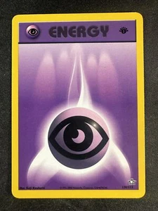 Pokemon TCG 110/111 Psychic Energy Neo Genesis 1st Ed NM - Picture 1 of 2