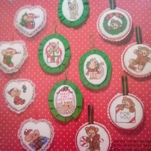 A Stik'n Puff Christmas Banar Designs 12 Counted Cross Stitch Designs Craft... - Picture 1 of 4
