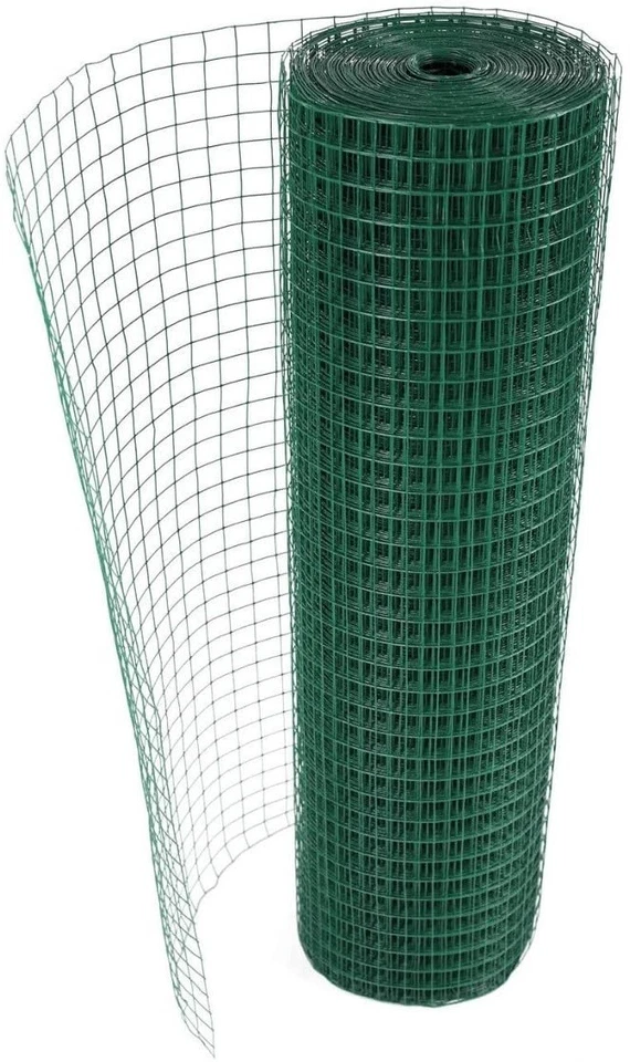 4FT PVC WELDED FENCE MESH 1' X 1' Wire Net 25m 1.2m Netting 17 Gauge Garden - Image 1 of 4