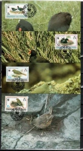 Tristan da Cunha 1991 ☀ WWF Fauna / Birds Gough Moorhen ☀ Maxi cards - Picture 1 of 1