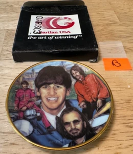 Ringo Starr (Beatles) Coleccionable 3.25" Placa Miniatura Gartlan EE. UU. 1996 (B) - Imagen 1 de 9