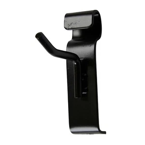 50 2" Peg Hooks Wire Grid Slat Black Retail Display Hook Peg Tubing Metal  - Picture 1 of 19