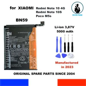 GENUINE BATTERY OEM XIAOMI BN59 5000mAh REDMI NOTE 10 4G 10S POCO M5S BATTERIJ - Photo 1 sur 10