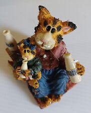 BOYDS BEARS + FRIENDS Purrstone Collection #371007 Momma Craftycat Figurine 