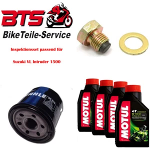 Savings set 4L oil, filter, drain screw suitable for Suzuki VL intruder 1500 ccm 33 - Picture 1 of 1